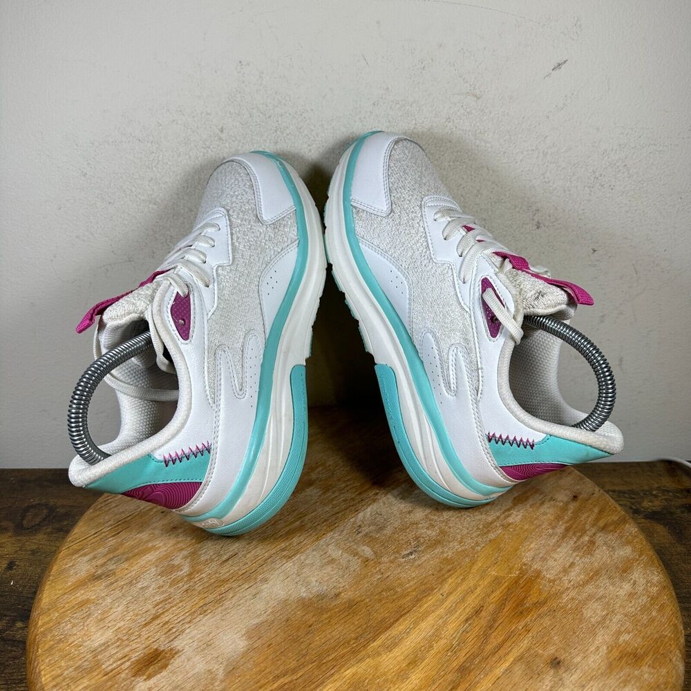 Gravity Defyer Gdefy Sneakers‎ Shoes TB9037FWP White Blue Women's Size 6.5 - Picture 5 of 8